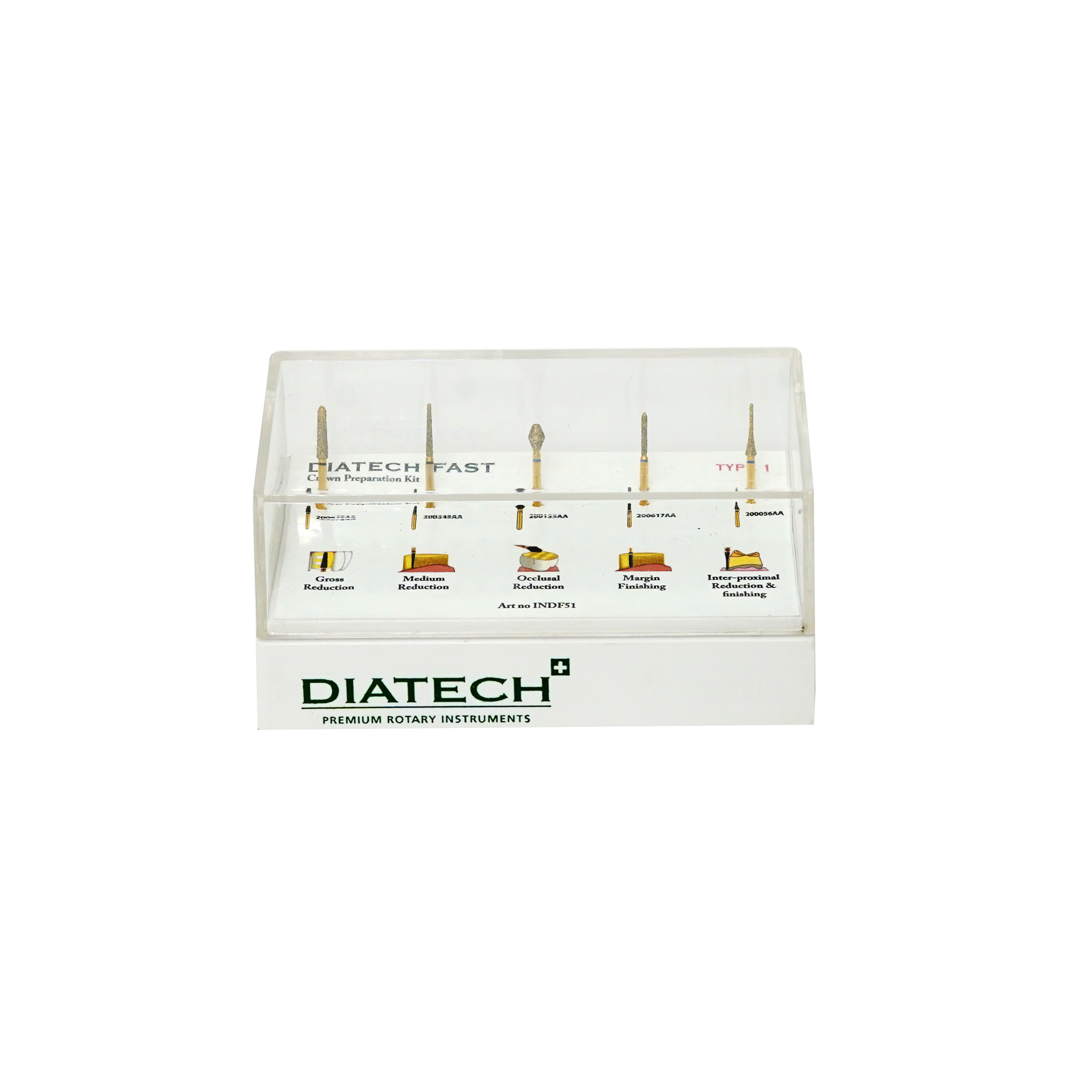 Diatech Fast Crown Preparation kit (Type 1)